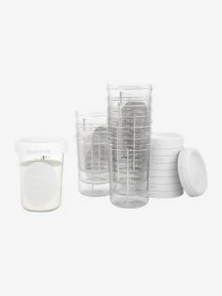 10 Pots De Conservation 200 Ml SUAVINEX Blanc - Suavinex