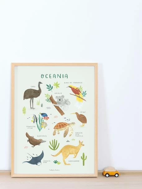 Affiche Animaux D'Océanie Living Earth LILIPINSO Marron - Lilipinso 4 Affiche Animaux D'Océanie Living Earth LILIPINSO Marron - Lilipinso – Image 2