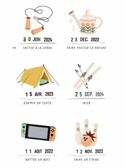 Affiche Moi Je Sais LES PETITES DATES Blanc - Les Petites Dates -Philips Shop affiche moi je sais les petites dates 2