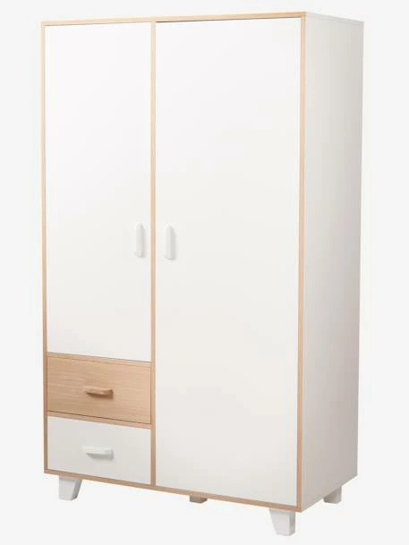 Armoire 2 Portes + 2 Tiroirs LIGNE HOPLA Blanc - Vertbaudet 3 Armoire 2 Portes + 2 Tiroirs LIGNE HOPLA Blanc - Vertbaudet