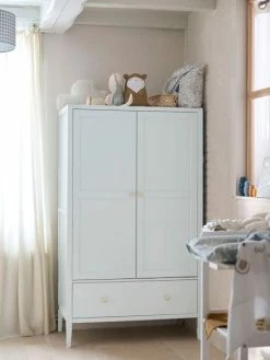 Armoire 2 Portes LIGNE PARISIENNE Vert D'eau - Vertbaudet -Philips Shop armoire 2 portes ligne parisienne 3