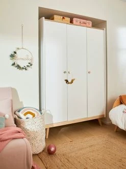 Armoire 3 Portes LIGNE CONFETTI Blanc/bois - Vertbaudet 12 Armoire 3 Portes LIGNE CONFETTI Blanc/bois - Vertbaudet -Philips Shop armoire 3 portes ligne confetti 4