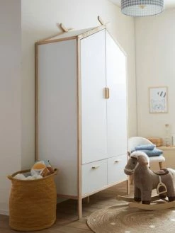 Armoire Cabane ROBINSON Blanc Mate - Vertbaudet -Philips Shop armoire cabane robinson 4