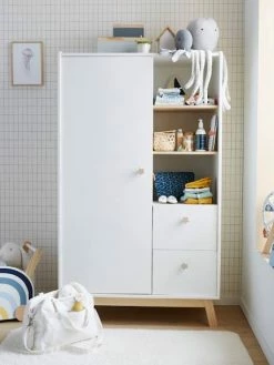 Armoire LIGNE GRANDE OURSE Blanc/bois - Vertbaudet -Philips Shop armoire ligne grande ourse 2