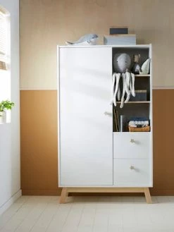 Armoire LIGNE GRANDE OURSE Blanc/bois - Vertbaudet -Philips Shop armoire ligne grande ourse 3