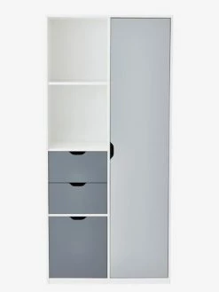 Armoire LIGNE PASSE-PASSE Blanc/gris - Vertbaudet -Philips Shop armoire ligne passe passe 3