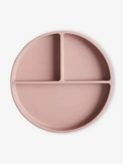 Assiette Compartimentée MUSHIE En Silicone Beige - Mushie -Philips Shop assiette compartimentee mushie en silicone 3