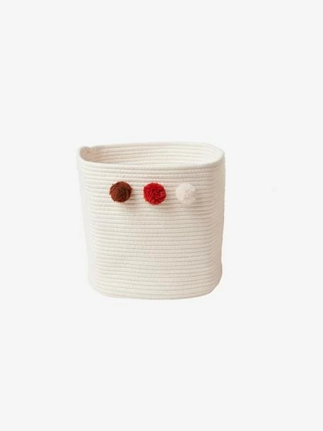 Bac Avec Pompons Naturel - Vertbaudet 4 Bac Avec Pompons Naturel - Vertbaudet – Image 2