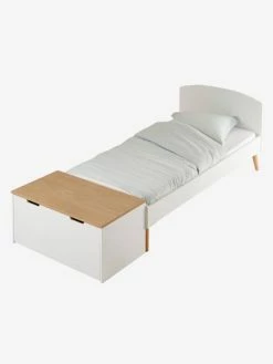 Banc Coffre De Rangement Sur Roulettes Blanc/bois - Vertbaudet -Philips Shop banc coffre de rangement sur roulettes 2