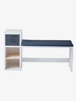 Banc De Lecture + Rangement LIGNE REGLISSE Blanc/gris Foncé - Vertbaudet -Philips Shop banc de lecture rangement ligne reglisse 4