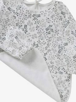 Bavoir Tablier Manches Longues Imprimé Végétal - Vertbaudet -Philips Shop bavoir tablier manches longues 2