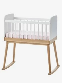 Berceau à Barreaux LIGNE CONFETTI Blanc/bois - Vertbaudet -Philips Shop berceau a barreaux ligne confetti 4