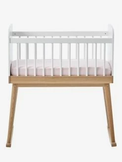 Berceau à Barreaux LIGNE CONFETTI Blanc/bois - Vertbaudet -Philips Shop berceau a barreaux ligne confetti 5