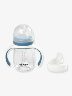 Biberon D'apprentissage 2 En 1 (210 Ml) BEABA Vert Sauge - Beaba -Philips Shop biberon dapprentissage 2 en 1 210 ml beaba 3