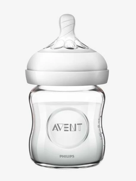 Biberon Verre 120 Ml Philips AVENT Natural Sans BPA Transparent - Philips Avent 4 Biberon Verre 120 Ml Philips AVENT Natural Sans BPA Transparent - Philips Avent – Image 2