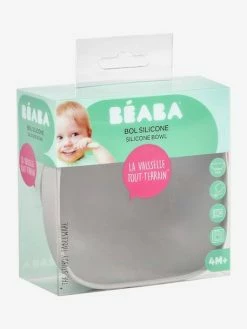 Bol En Silicone Avec Ventouse BEABA Gris - Beaba -Philips Shop bol en silicone avec ventouse beaba 2
