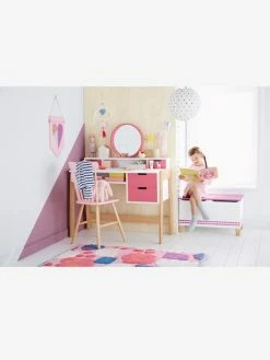 Bureau-coiffeuse Enfant COLORS BLOCS Blanc/rose/bois - Vertbaudet -Philips Shop bureau coiffeuse enfant colors blocs 5