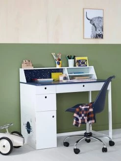 Bureau Enfant COSMOS Blanc Clair Uni Avec Decor - Vertbaudet -Philips Shop bureau enfant cosmos 3