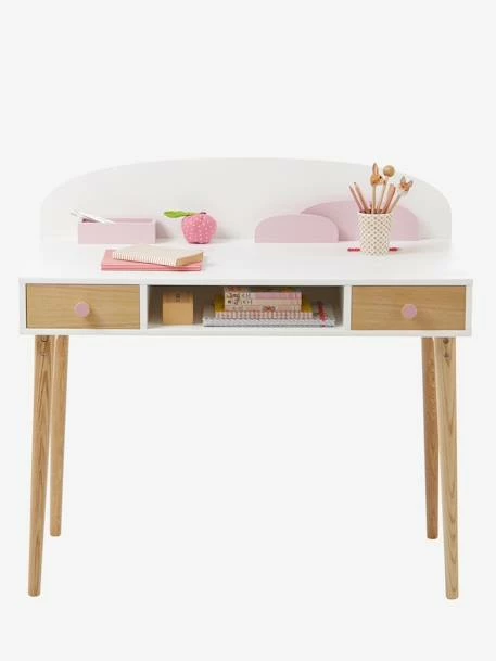 Bureau Enfant LIGNE CONFETTI Blanc - Vertbaudet 4 Bureau Enfant LIGNE CONFETTI Blanc - Vertbaudet – Image 2