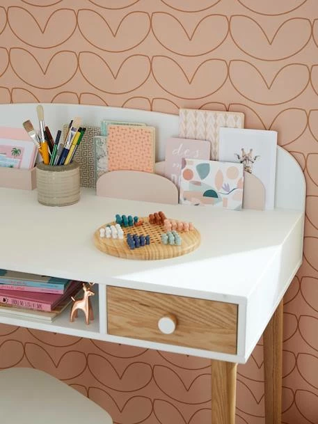 Bureau Enfant LIGNE CONFETTI Blanc - Vertbaudet 6 Bureau Enfant LIGNE CONFETTI Blanc - Vertbaudet – Image 4