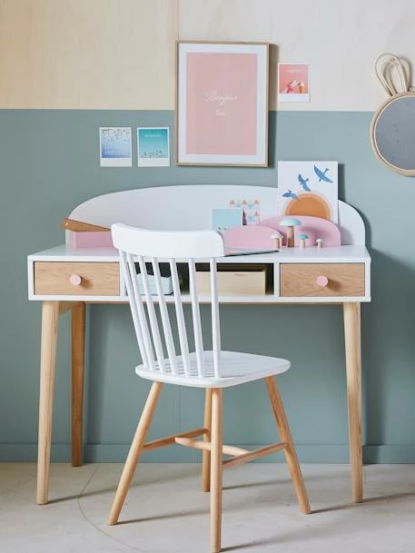 Bureau Enfant LIGNE CONFETTI Blanc - Vertbaudet 8 Bureau Enfant LIGNE CONFETTI Blanc - Vertbaudet – Image 6