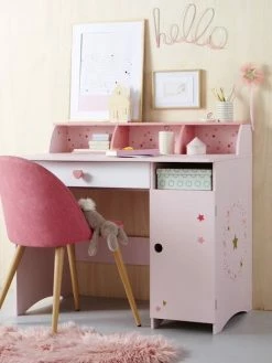 Bureau Enfant LIGNE FEERIE Rose - Vertbaudet
