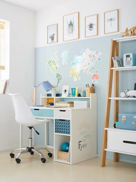 Bureau Enfant LIGNE FUNNY Bleu - Vertbaudet 7 Bureau Enfant LIGNE FUNNY Bleu - Vertbaudet – Image 5