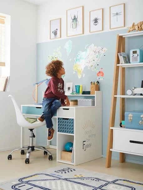 Bureau Enfant LIGNE FUNNY Bleu - Vertbaudet 8 Bureau Enfant LIGNE FUNNY Bleu - Vertbaudet – Image 6