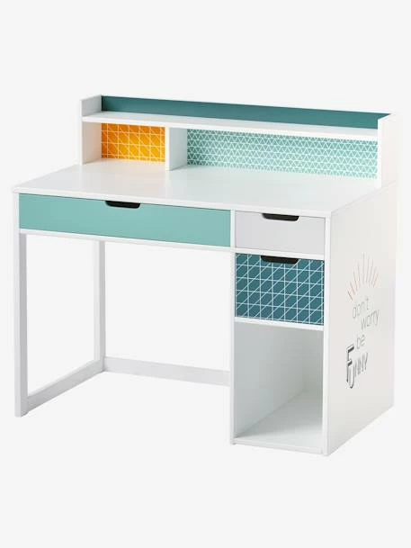 Bureau Enfant LIGNE FUNNY Bleu - Vertbaudet 3 Bureau Enfant LIGNE FUNNY Bleu - Vertbaudet