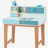 Bureau Enfant LIGNE OSLO Blanc/bleu/bois - Vertbaudet 2 Bureau Enfant LIGNE OSLO Blanc/bleu/bois - Vertbaudet -Philips Shop bureau enfant ligne oslo
