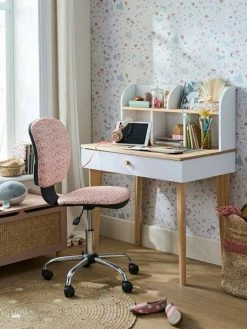 Bureau Enfant SCANDI Blanc/bois - Vertbaudet -Philips Shop bureau enfant scandi 4