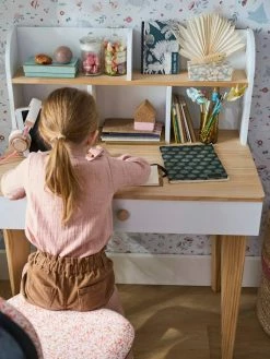 Bureau Enfant SCANDI Blanc/bois - Vertbaudet -Philips Shop bureau enfant scandi 5