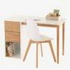 Bureau Ligne CHEVRONS Blanc/bois - Vertbaudet -Philips Shop bureau ligne chevrons