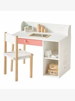 Bureau Maternelle LIGNE LÉA Blanc - Bois - Vertbaudet -Philips Shop bureau maternelle ligne lea 2