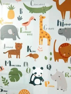 Cadre + Affiche Abécédaire Jungle Multicolore - Vertbaudet -Philips Shop cadre affiche abecedaire jungle 2