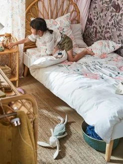 Cadre De Lit LIGNE CONFETTI Blanc/bois - Vertbaudet -Philips Shop cadre de lit ligne confetti 3