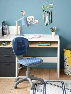Chaise De Bureau à Roulettes Enfant Super-héros Bleu - Vertbaudet -Philips Shop chaise de bureau a roulettes enfant super heros 5
