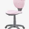 Chaise De Bureau Enfant à Roulettes Rose - Vertbaudet 2 Chaise De Bureau Enfant à Roulettes Rose - Vertbaudet -Philips Shop chaise de bureau enfant a roulettes