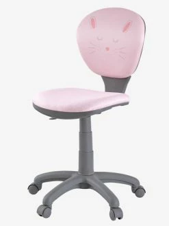 Chaise De Bureau Enfant à Roulettes Rose - Vertbaudet