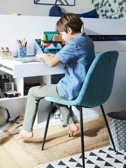 Chaise Enfant En Velours Côtelé Soft Rose - Vertbaudet -Philips Shop chaise enfant en velours cotele soft 2