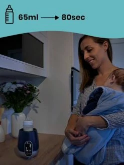 Chauffe-biberon Maison Et Voiture BABYMOOV Nutri Smart Bleu Gris/blanc - Babymoov -Philips Shop chauffe biberon maison et voiture babymoov nutri smart 1