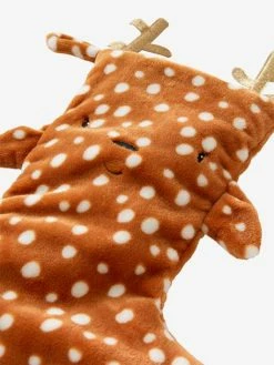 Chaussette De Noël Fausse Fourrure Renne Marron - Vertbaudet -Philips Shop chaussette de noel fausse fourrure renne 2