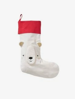 Chaussette De Noël Personnalisable Ours Blanc - Vertbaudet -Philips Shop chaussette de noel personnalisable ours 1
