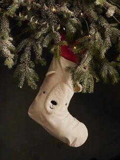 Chaussette De Noël Personnalisable Ours Blanc - Vertbaudet -Philips Shop chaussette de noel personnalisable ours 2