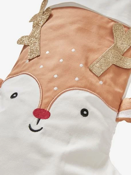 Chaussette De Noël Personnalisable Renne Blanc - Vertbaudet 5 Chaussette De Noël Personnalisable Renne Blanc - Vertbaudet – Image 3