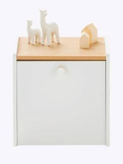 Chevet Avec Bac à Roulettes LIGNE CONFETTI Blanc - Vertbaudet