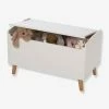 Coffre à Jouets LIGNE CONFETTI Blanc / Bois - Vertbaudet -Philips Shop coffre a jouets ligne confetti