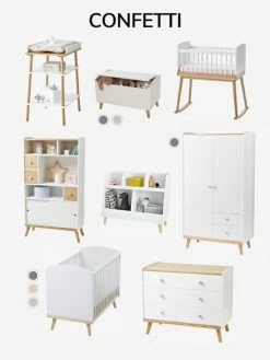 Coffre à Jouets LIGNE CONFETTI Blanc / Bois - Vertbaudet 11 Coffre à Jouets LIGNE CONFETTI Blanc / Bois - Vertbaudet -Philips Shop coffre a jouets ligne confetti 3