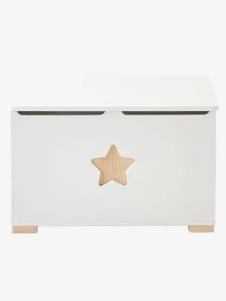 Coffre à Jouets LIGNE GRANDE OURSE Blanc / Bois - Vertbaudet 5 Coffre à Jouets LIGNE GRANDE OURSE Blanc / Bois - Vertbaudet – Image 3