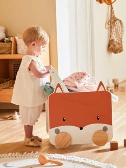 Coffre à Roulettes Renard Blanc - Vertbaudet -Philips Shop coffre a roulettes renard 2